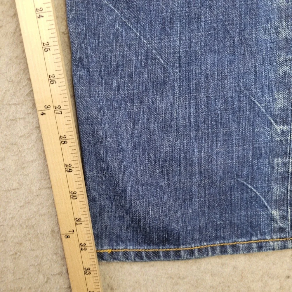 Vintage Banana Republic Straight Leg 078 Mens 31x34 Blue Y2K Baggy Denim